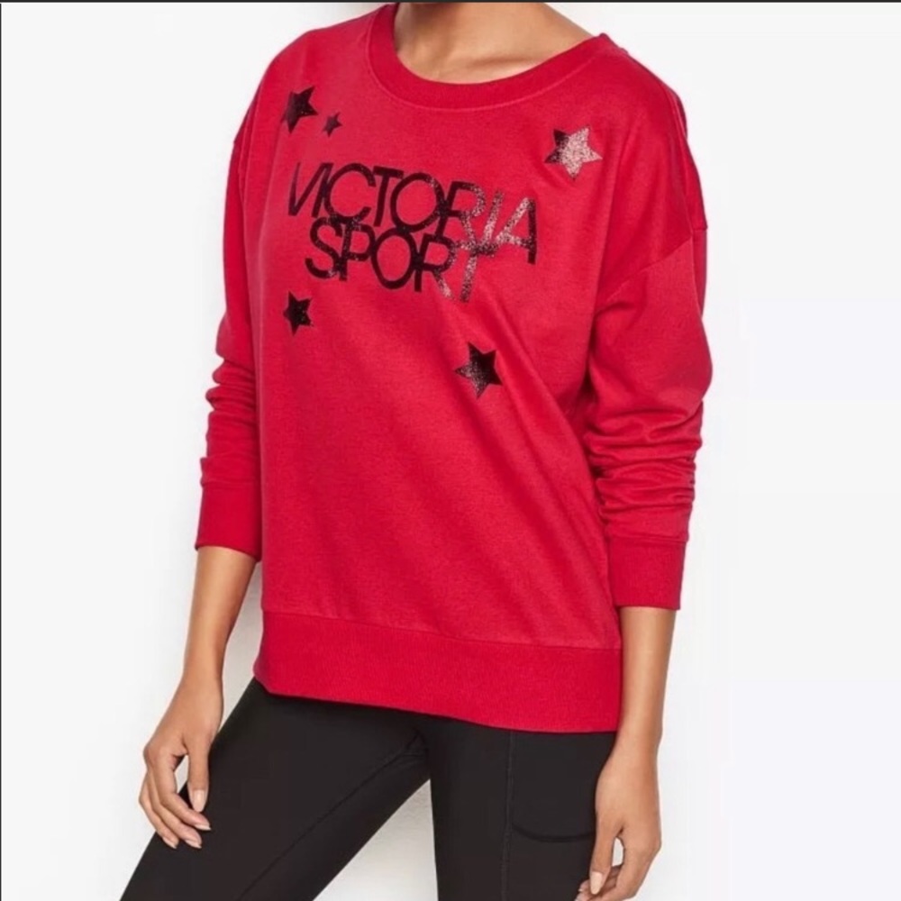 NWT Victoria Secret sweatshirt Sparkle/bright …